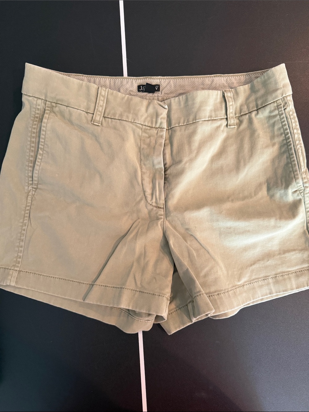 J. Crew Light Olive Green Cotton Chino Shorts-6